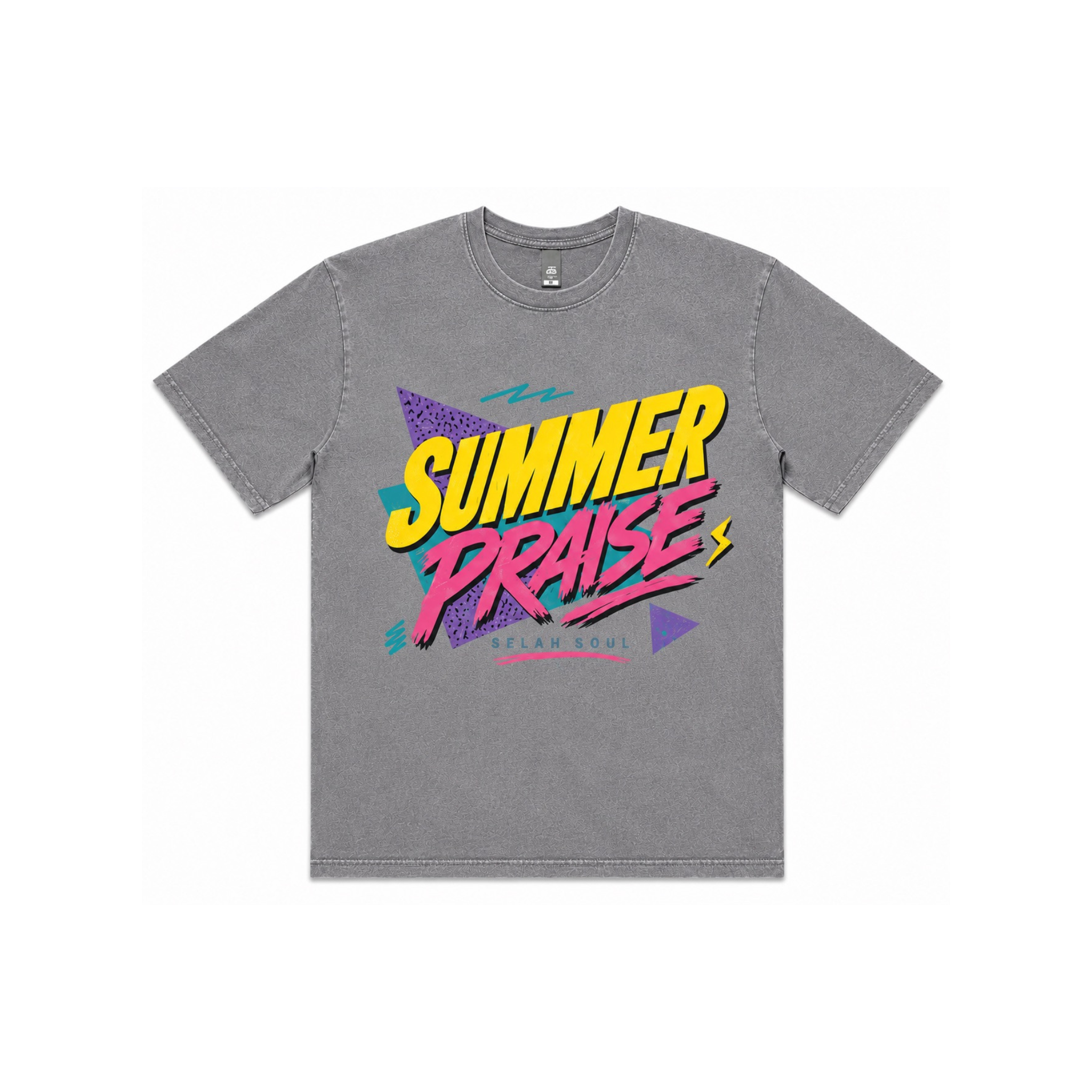 Summer Praise Graphic T-Shirt - Gray